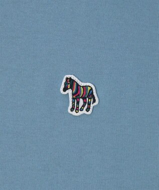 Paul Smith ゼブラワッペン 半袖Tシャツ グレイッシュブルー