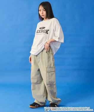 WEGO 【ユニセックス着用ITEM】別注ReebokグラフィックT（SS） ホワイト