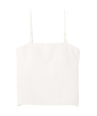AMERICAN HOLIC 【カップ付き】バンドゥキャミソール Off White