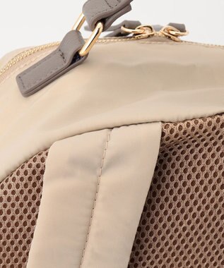 LA BAGAGERIE 【MONICA】13ポケットナイロンリュック ベージュ