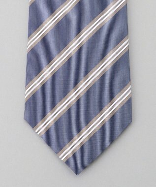 GOTAIRIKU Fermo Fossati_レジメンタル ネクタイ ネイビー系1