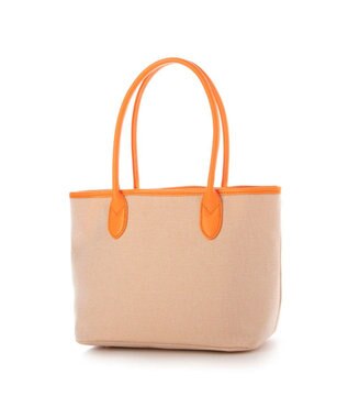 UNBILLION ペルケ perche / キャンバス・蛍光シープレザートートバッグ