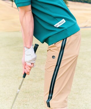 PW CIRCULUS 【MEN】サイドベンチレーションテーパードパンツ 2026年モデル ゴルフ ベージュ系