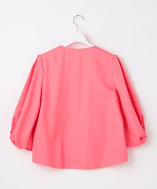 自由区 S 【カタログ掲載・Premium Collection】ボリュームスリーブ ブラウス コーラル
