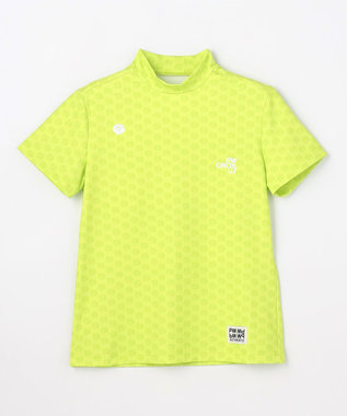 PW CIRCULUS 【WOMEN】エレファント ドットモックネック  ゴルフウェア レディース ライトグリーン系5