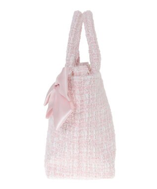 Maison de FLEUR ピンクマニアボリュームリボン2WayトートSバッグ Pink