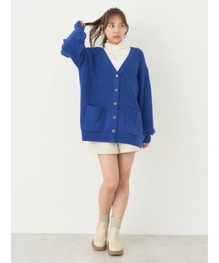 earth music&ecology 起毛レースハイネックインナー Ivory