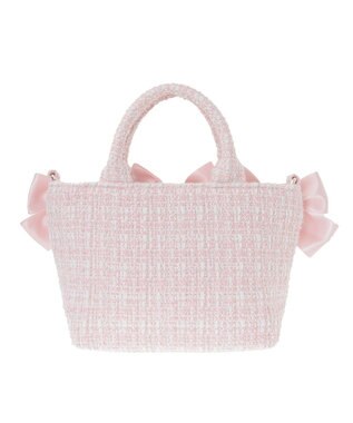 Maison de FLEUR ピンクマニアボリュームリボン2WayトートSバッグ Pink