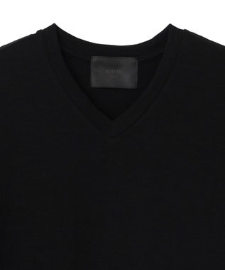 JOSEPH HOMME 【HIGH GRADE LINE】東北コットン  VネックTシャツ ブラック系