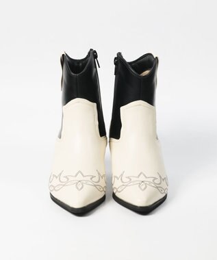 BONTRE 【MIONOTIS/ミオノティス】ショートウェスタンブーツ/40412 ブラック/コンビ