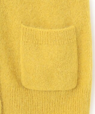 23区 【Oggi11月号掲載】ブラッシュドアルパカ ニットカーディガン マスタード系