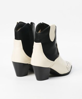 BONTRE 【MIONOTIS/ミオノティス】ショートウェスタンブーツ/40412 ブラック/コンビ