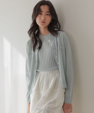 組曲 L 【先行予約】ライトラメニット アンサンブル シルバーブルー系