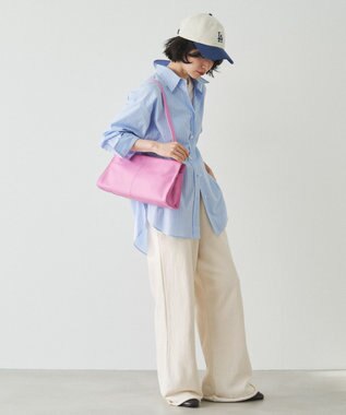 russet レザーショルダーバッグ(CE-1628) L.Pink