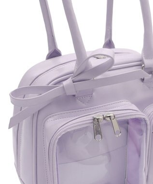 WEGO 【痛バ＆推し活グッズ】きらふわぬい痛ボストンバッグ ライトパープル