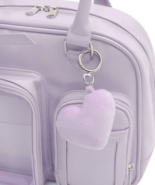 WEGO 【痛バ＆推し活グッズ】きらふわぬい痛ボストンバッグ ライトパープル