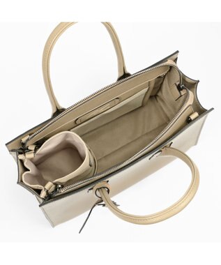 ACE BAGS & LUGGAGE W&.Day/Night スムーク ハンドバッグ B5サイズ 19191 ダブルアンドデイナイト ベージュ