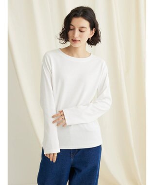 CRAFT STANDARD BOUTIQUE スパンテレコクルーネックＴｅｅＬ／Ｓ