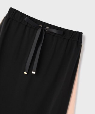 GRACE CONTINENTAL サイドジップスカート ブラック
