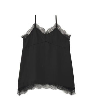 earth music&ecology 【予約】ランジェリーライクレースキャミ ブラック