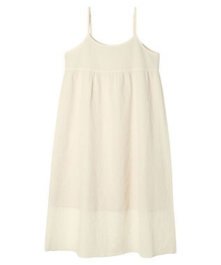 earth music&ecology バックリボンキャミワンピース Off White