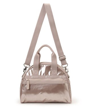 LeSportsac ROUND SM SATCHEL/ローズゴールドシャイン ローズゴールドシャイン