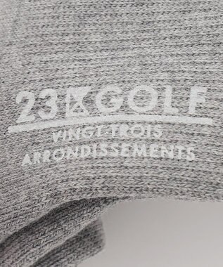 23区GOLF 【WOMEN】ベーシック ハイソックス ライトグレー系