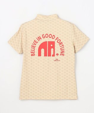 PW CIRCULUS 【WOMEN】エレファント ドットモックネック  ゴルフウェア レディース ベージュ系5