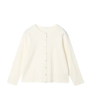 Green Parks リブカットカーディガン Off White