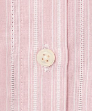 J.PRESS LADIES L 【洗える】BEZ 空羽ストライプ シャツ ブラウス ピンク系