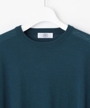 J.PRESS LADIES 【洗える】DRALON MERINO ニット ピーコックグリーン系