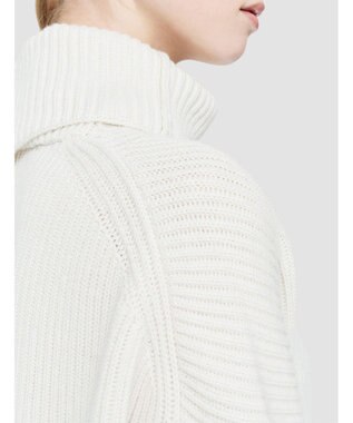 JOSEPH ニューカーディガンステッチ　ハイネックニット Ivory