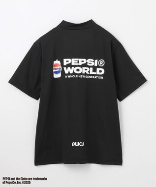 PW CIRCULUS 〈Pepsiコラボ〉【UNISEX】Pepsi World Graphic モックネックT ブラック系