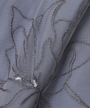 ANY SIS 【Lily Calin】グレースフラワー ドレス ブルーグレー