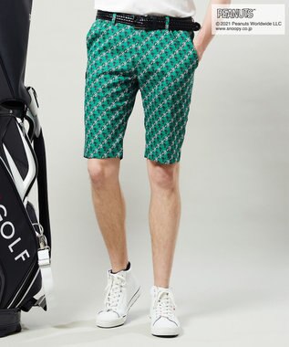 Peanuts Men スヌーピーコラボ 総柄ショートパンツ 23区golf ファッション通販 公式通販 オンワード クローゼット