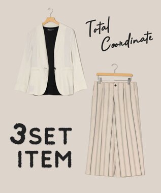 ONWARD Reuse Park 3セット商品/サイズ40【23区】ジャケット春夏×カットソー春夏×パンツ春夏 その他