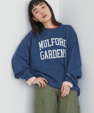 AMERICAN HOLIC カレッジロゴ裏毛プルオーバー Navy
