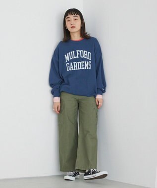 AMERICAN HOLIC カレッジロゴ裏毛プルオーバー Navy