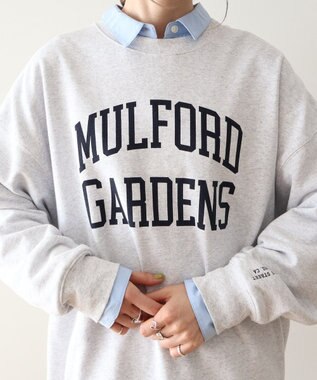 AMERICAN HOLIC カレッジロゴ裏毛プルオーバー Gray Mixture