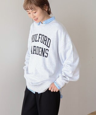 AMERICAN HOLIC カレッジロゴ裏毛プルオーバー Gray Mixture