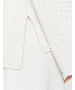 JOSEPH ニューカーディガンステッチ　ハイネックニット Ivory