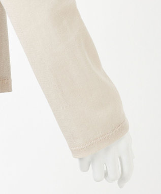 23区 L 【GOLD LABEL】ファインストレッチチュール シアーカットソー サンドベージュ系