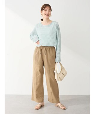 Green Parks ・ＥＬＥＮＣＡＲＥ　ＤＵＥ　２ｗａｙメッシュカーディガン Mint