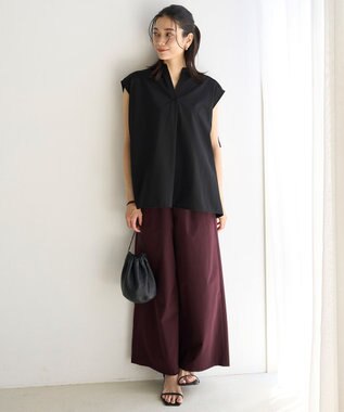 UNFILO ヒートシールドジャージー キーネック レイヤーT ブラック