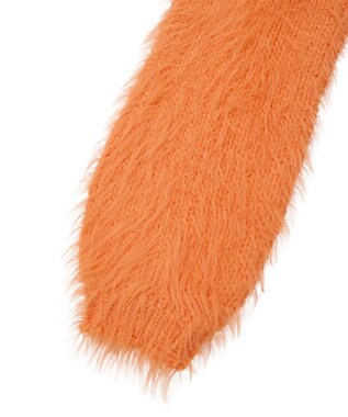 YECCA VECCA フェザーMIXロービングニット Orange