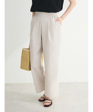 Green Parks イージーサイドラインパンツ Ecru