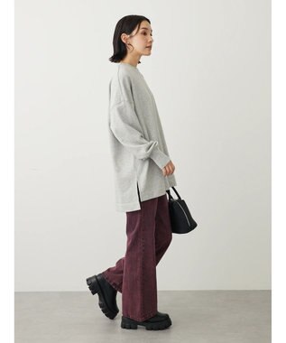 Green Parks ＢＰセンターシームミニ裏毛プルオーバー Gray Mixture