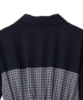 YECCA VECCA ハーフスリーブベアドッキングワンピース Check