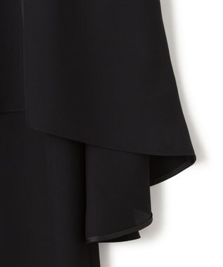 23区 S 【一部店舗限定/UVカット/洗える】ライトウェイトツイル ケープ付き ワンピース ブラック系