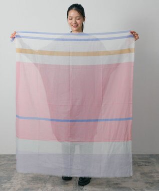 POLS 極細コットンストール ピンク